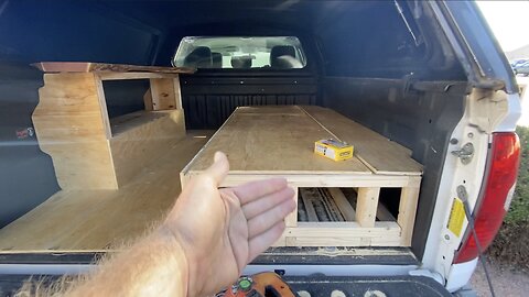 Living in My Truck - Camper Shell Build - Part 3 of 6