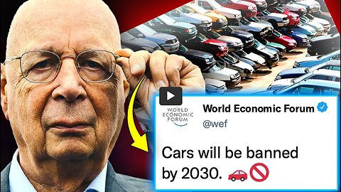 Cars To Be Banned by 2030 Under WEF 15 Minute City Plans: 'Travel Is Not a Human Right'