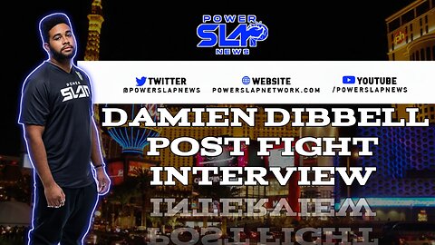 Power Slap News Post Fight Interview Vegas : Damien Dibbell #powerslap