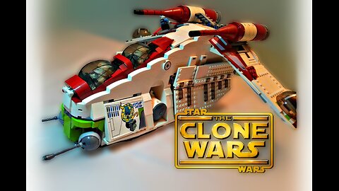 LEGO Star Wars The Clone Wars - Republic Attack Gunship (7676) - Review + Upgrade (2015)