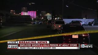 Employee shoots and kills person at Adult World on Valley View