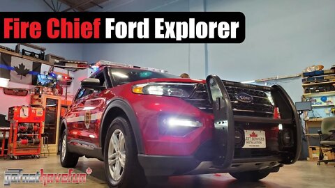 2021 Ford Explorer Ecoboost Fire Chief Vehicle | AnthonyJ350
