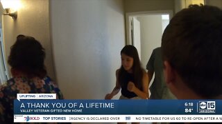 Valley veteran gifted mortgage-free home