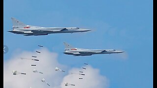 FINALLY!!! Putin's supersonic bomber Tu-22 drops massive bombs