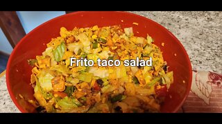 Frito Taco Salad #tacosalad #fritos