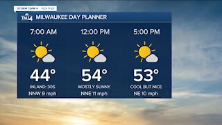 Southeast Wisconsin weather: Mostly sunny Tuesday, highs in the lower 50s