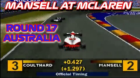 Mansell at McLaren | Round 17: Australian Grand Prix | Formula 1 (PS1)