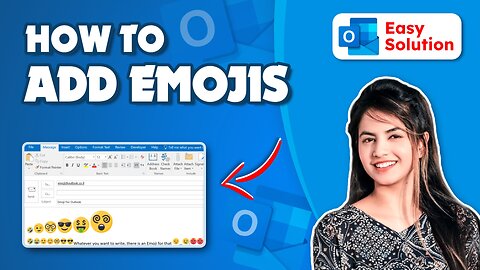 How to add emojis on Outlook