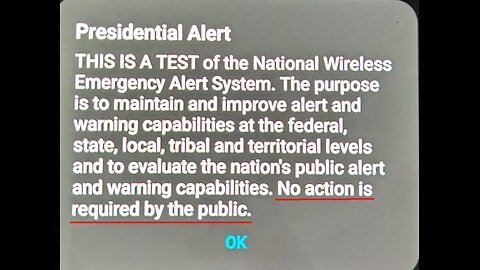 10/5/2023 - Presidential Alert at 2:18! Things moving quickly! Trump Country incoming!