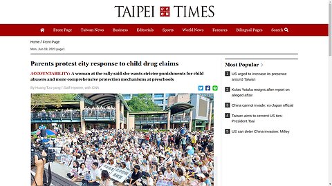 台北偽善家長捍衛孩子健康 / Hypocrite parents defend their kids' health in Taipei