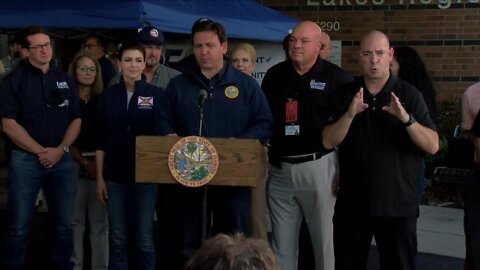Gov. Ron DeSantis holds Hurricane Ian news conference in Fort Myers, Oct. 4, 2022