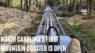 North Carolina's First Mountain Coaster Is Finally Open & Ready For Riders