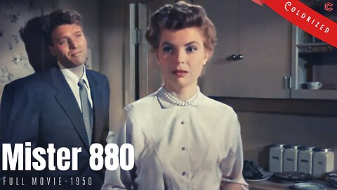 [Colorized Movie] Mister 880 - 1950 romantic drama film | Burt Lancaster & Dorothy McGuire