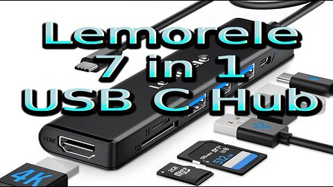 Lemorele 7 in 1 USB C Hub