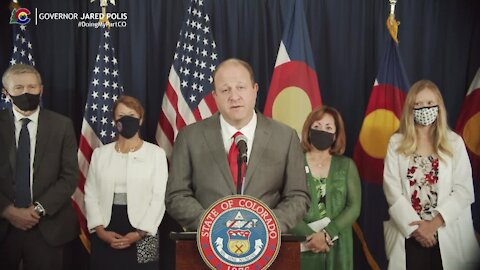 Full news conference: Gov. Polis provides update on state's response to COVID-19 a day after pushing the State Board of Health to require vaccines for health care workers