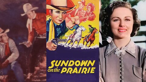 SUNDOWN ON THE PRARIE (1939) Tex Ritter, Dorothy Fay & Horace Murphy | Western, Drama | B&W