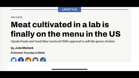 USA approves “cultivated”meat.UK mortgage crisis equivalent to 6p income tax hike