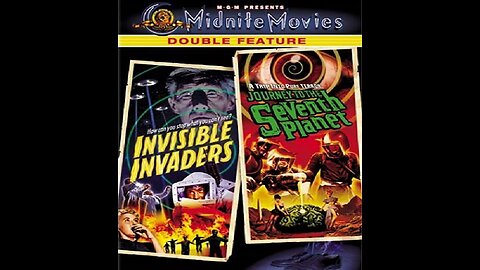 INVISIBLE INVADERS 1959 & JOURNEY TO THE SEVENTH PLANET 1962 Sci-Fi Invasions DOUBLE FEATURE
