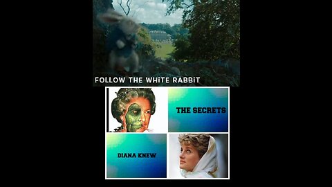 FOLLOW the WHITE RABBIT - THE SECRETS PRINCESS DI KNEW and STILL KNOWS - THE REPTO QUEEN EXPOSED