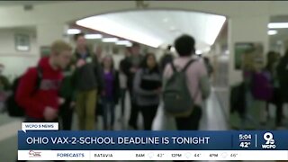 Sunday is the deadline to register for Ohio's first Vax-2-School drawing