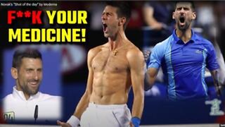 Novak Djokovic - 'Moderna Shot of the Day' perspective