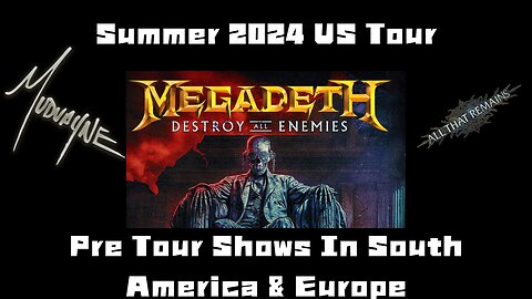 Megadeth's 'Destroy All Enemies' Summer Tour 2024