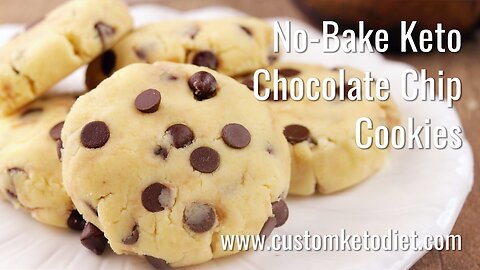 Keto Diet: No Bake Chocolate Chip Cookies! 🍪