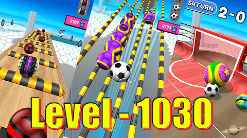 Going Balls ‍🔥 Opponents race Fun Goal Ball Speedrun Gameplay LEVEL 1030!