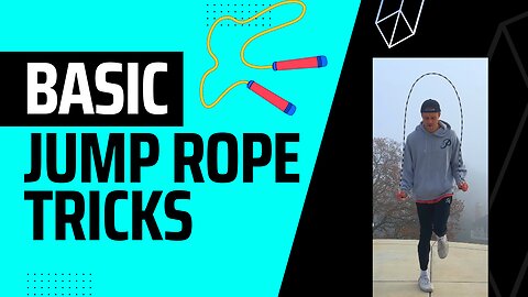 Jump rope beginner tutorial - 3 basic jump rope tricks