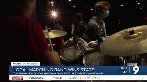 Sabino High School's marching band wins Arizona State Championship