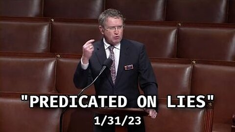 Rep. Thomas Massie: End the Unscientific VAX Mandate That is Predicated on Lies!