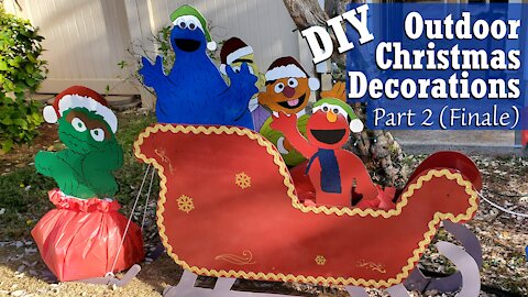 DIY Outdoor Christmas Decorations Part 2 (Finale)