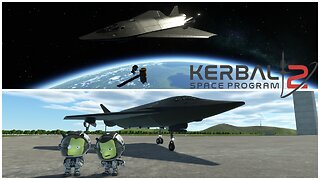 Orbit and Back with the Stealth Shuttle | Kerbal Space Program 2