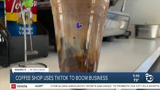 Coffee shop uses TikTok to boom business