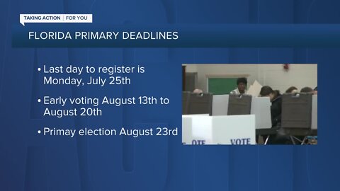 Florida voter registration deadlines to mark in your calendar for 2022