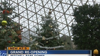 Grand Opening Ceremony held at the Mitchell Park Domes