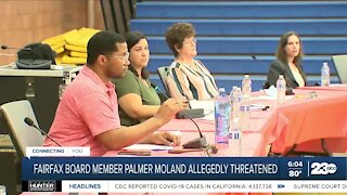 Fairfax board member Palmer Moland allegedly threatened