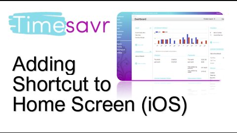 TimeSavr Adding Shortcut to Home Screen (iOS)
