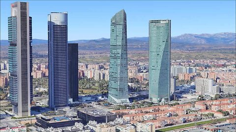 Crystal Tower (Torre de Cristal) in Madrid, Spain