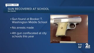 Loaded gun recovered from student at Baltimore City middle school