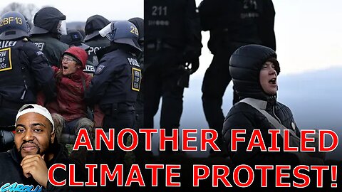 Greta Thunberg And WOKE ANTIFA Climate Protestors REMOVED Police During Massive Coal Mine Protest!
