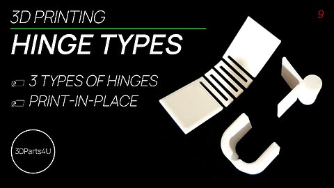 🦾 3D Printed Hinges - Hinges Explained - Types Of Hinges - Lattice Hinge