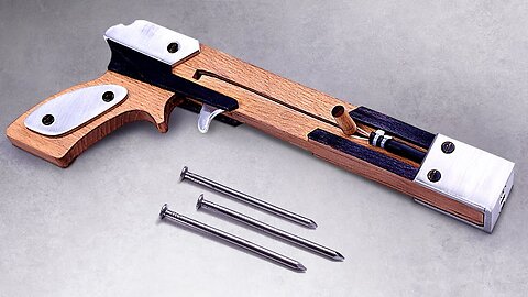 Nail Slingshot - DIY Slingshot From Wood and Steel