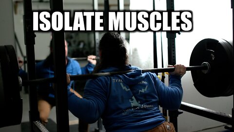 ISOLATE MUSCLES by USING DIFFERENT WEIGHT