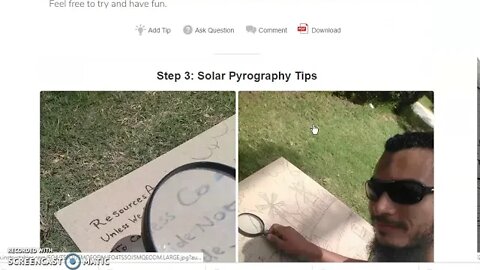 How to make beautiful and easy Solar Pyrography Masterpiece