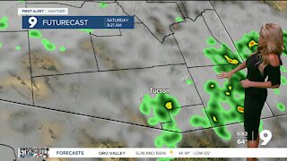 Weekend rain chances and cooler air