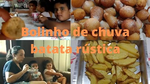 Faxina no quarto dos gêmeos- Fiz bolinho de chuva e Jantamos batata Rústica- Vlog dia 28/12/2020