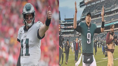 Michael Bennett Says Nick Foles is Better Than Carson Wentz