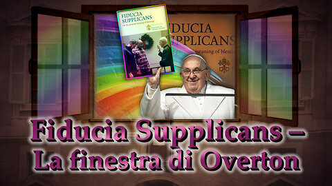 PCB: Fiducia Supplicans – La finestra di Overton