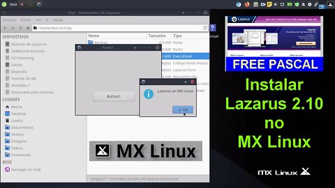 O que fazer se o Lazarus não encontra o Debugger? Instalar Lazarus no MX Linux pelo terminal